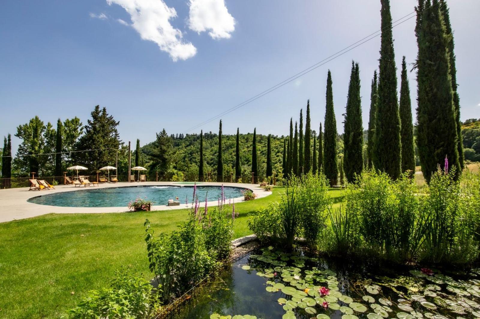Villa Benfenati Tuscany Pratovecchio Rum bild
